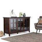 MASSIVHOLZ 62 Zoll breiter Übergangs-Stauraumschrank - 62w x 18d x 34 h