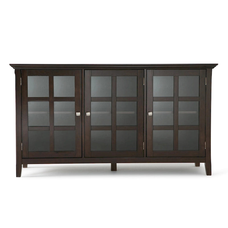 MASSIVHOLZ 62 Zoll breiter Übergangs-Stauraumschrank - 62w x 18d x 34 h