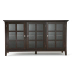 MASSIVHOLZ 62 Zoll breiter Übergangs-Stauraumschrank - 62w x 18d x 34 h