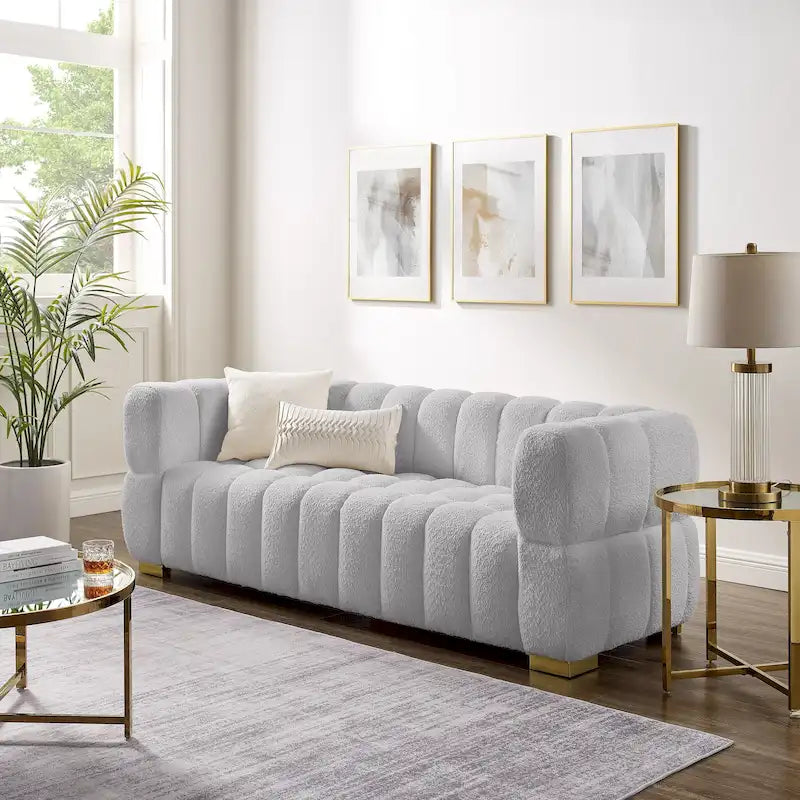 Divano Moderno da 85 pollici, Comodo Divano da Salotto - 85 x 33.86