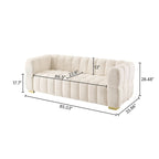 85inch modernes Sofa, bequemes Loungesofa - 85 x 33.86