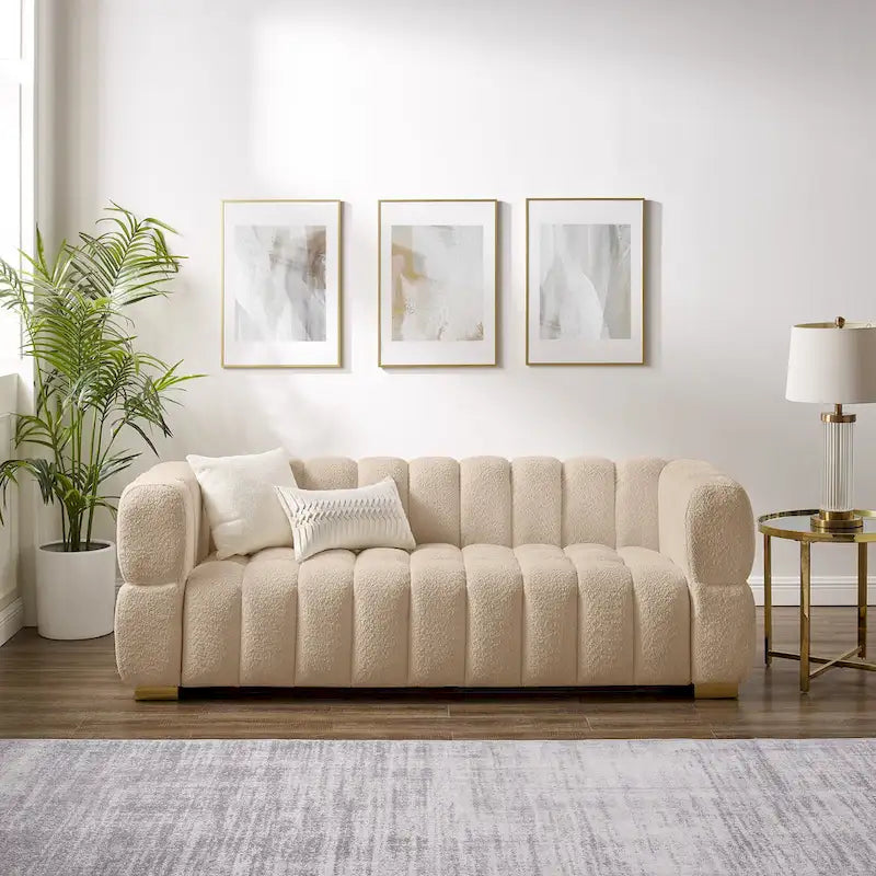 85inch modernes Sofa, bequemes Loungesofa - 85 x 33.86