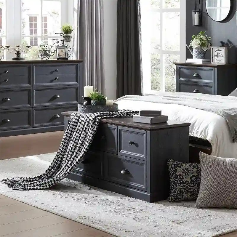 Storage Closet Bench - 15.86D x 45W x 21.14H