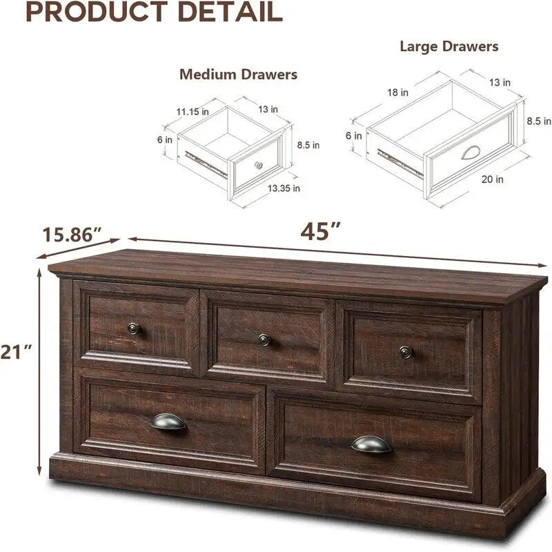 Storage Closet Bench - 15.86D x 45W x 21.14H