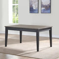 Steve Silver Ralston Two-Tone Ebony and Driftwood Dining Table